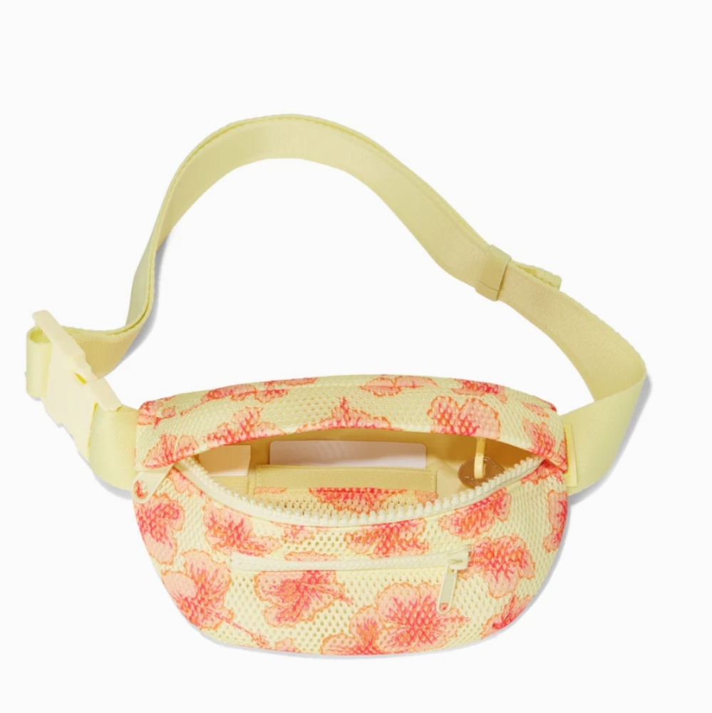 NWT Dagne Dover Ace Fanny Pack in Tropiflora Air Mesh